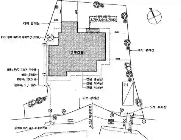 상봉암동 304-2 배치도 이미지